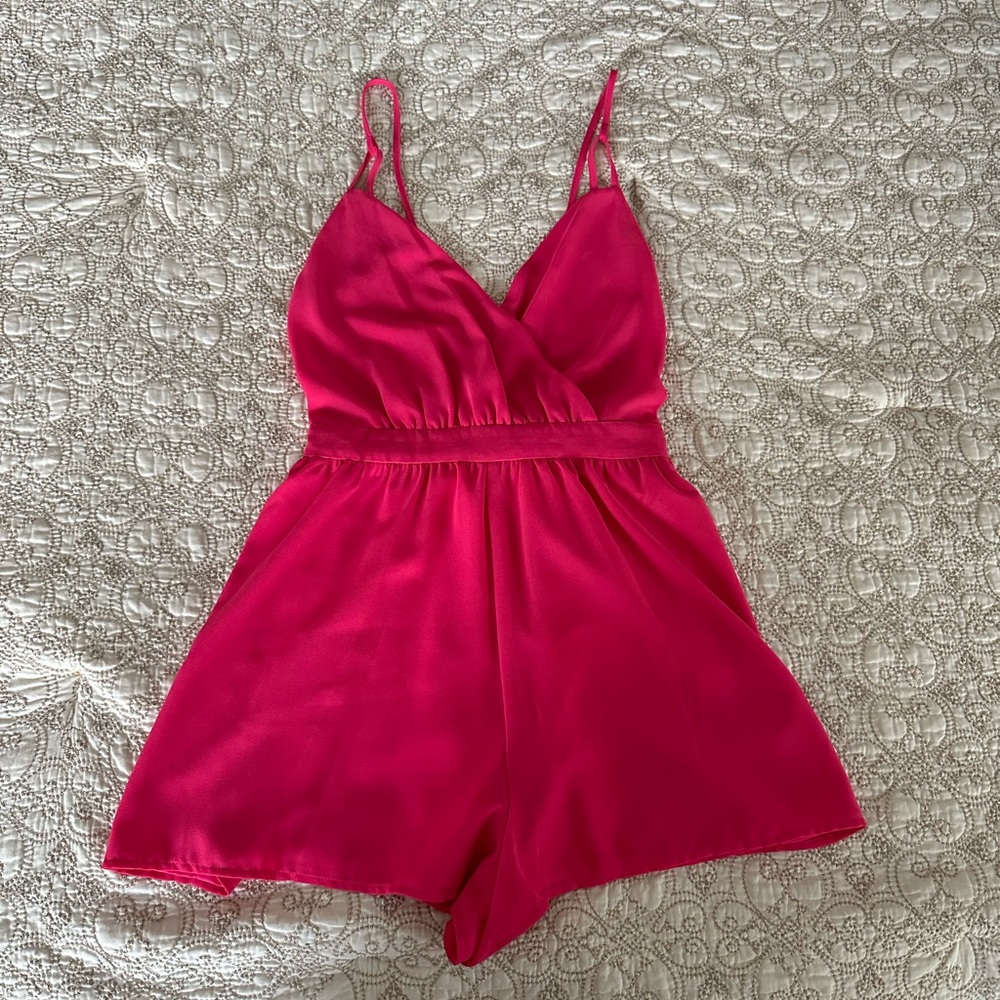 Women's Pink Romper